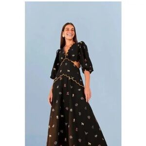 chinese dress ladies Caramel Savana Dream Maxi Dress – FARM Rio